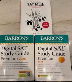 SAT Prep Book Bundle – Barron's & College Panda