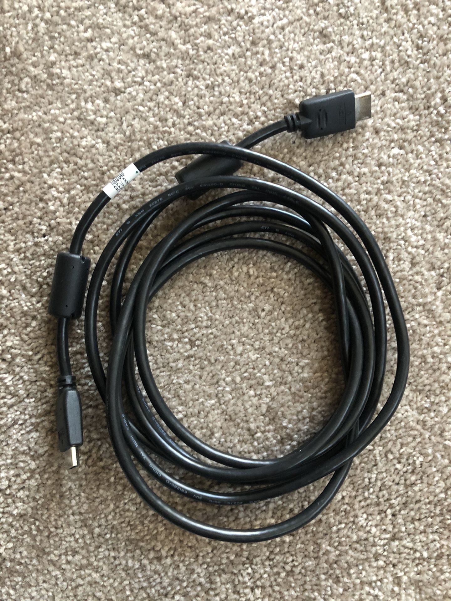HDMI Cable 10 FT 1080P HDTV Blu-Ray 10GBPS (1002048) -