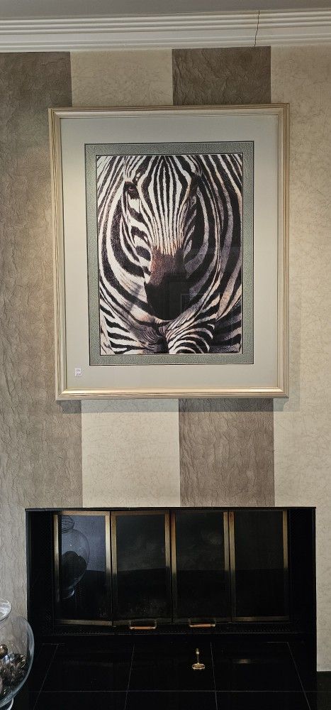 Zebra Print In Frame
