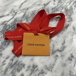 Louis Vuitton Ribbon And Card