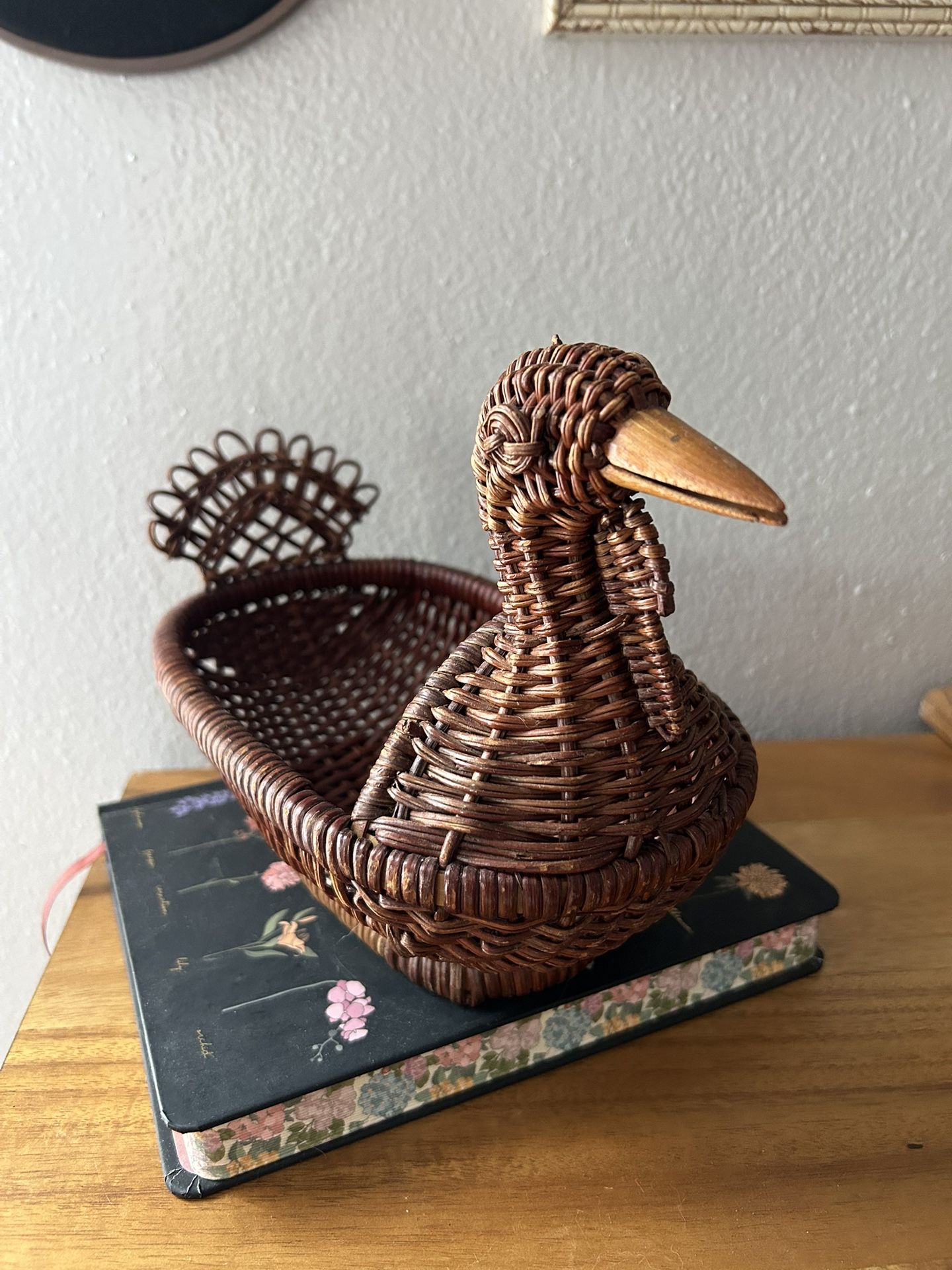 Wicker Duck Basket