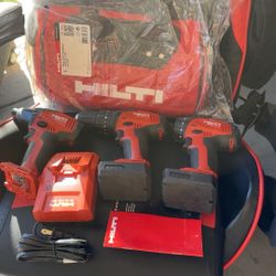 Hilti SF2H-A Set Of Three Include Battery in charger