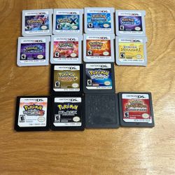 Nintendo DS And 3DS Pokemon Games