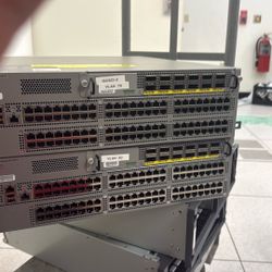 2 Cisco Nexus 9K Switches With 20 Gb & 10 Gb Ports 