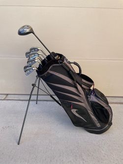 Golf Club Set with Nike Stand Bag , Chicago irons, Callaway Driver