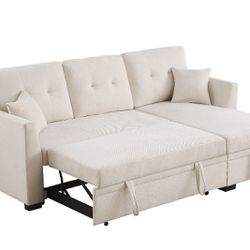 New! Reversible Sectional Sofa Bed, Sofa, Sofabed, Sectional, Sectionals, Sectional Couch, Sleeper Sofa With Pull Out Bed, Reversible Sectional, Couch
