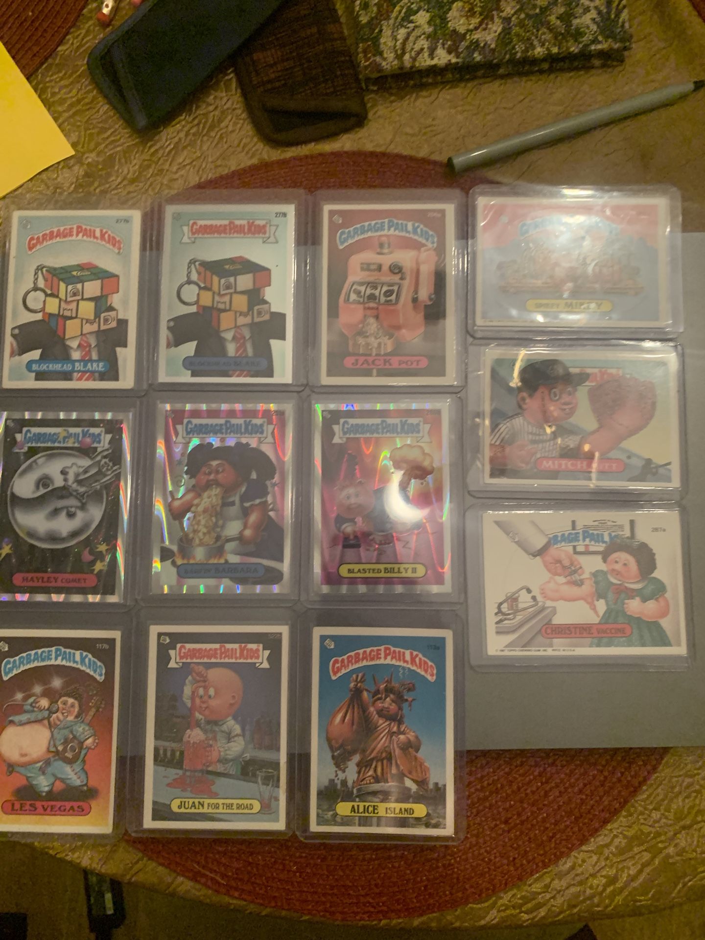 Vintage and modern Garbage pail kids cards Lot D2 