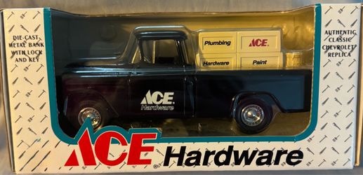 Ace hardware1955 Chevrolet Cameo pickup truck bank 1/25 scale