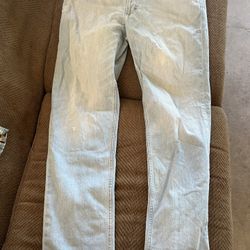 Men's Lee Acid Wash Jeans Vintage Classic 