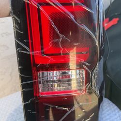 14-18 Chevy Silverado Smoke Red LED Bar Tail Lights