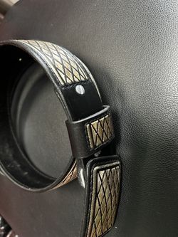 Cinturón Vaquero De Hilo De Plata