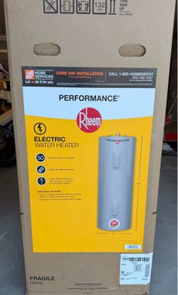Rheem 50 gallon electric water heater medium