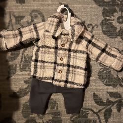 CARTERS FLEECE SWEATER & PANTS SET- New