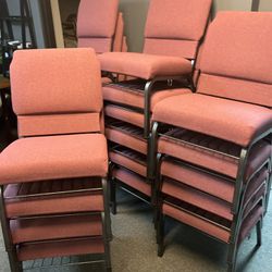 Cushioned Chairs For Sale! Church chairs Red burgundy 