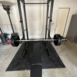 Vesta Fitness PR2000 | Adjustable Bench | 230lb Bumpers Olympic Weight | 7ft Olympic Barbell | Fitness | Gym Equipment | FREE DELIVERY 🚚 