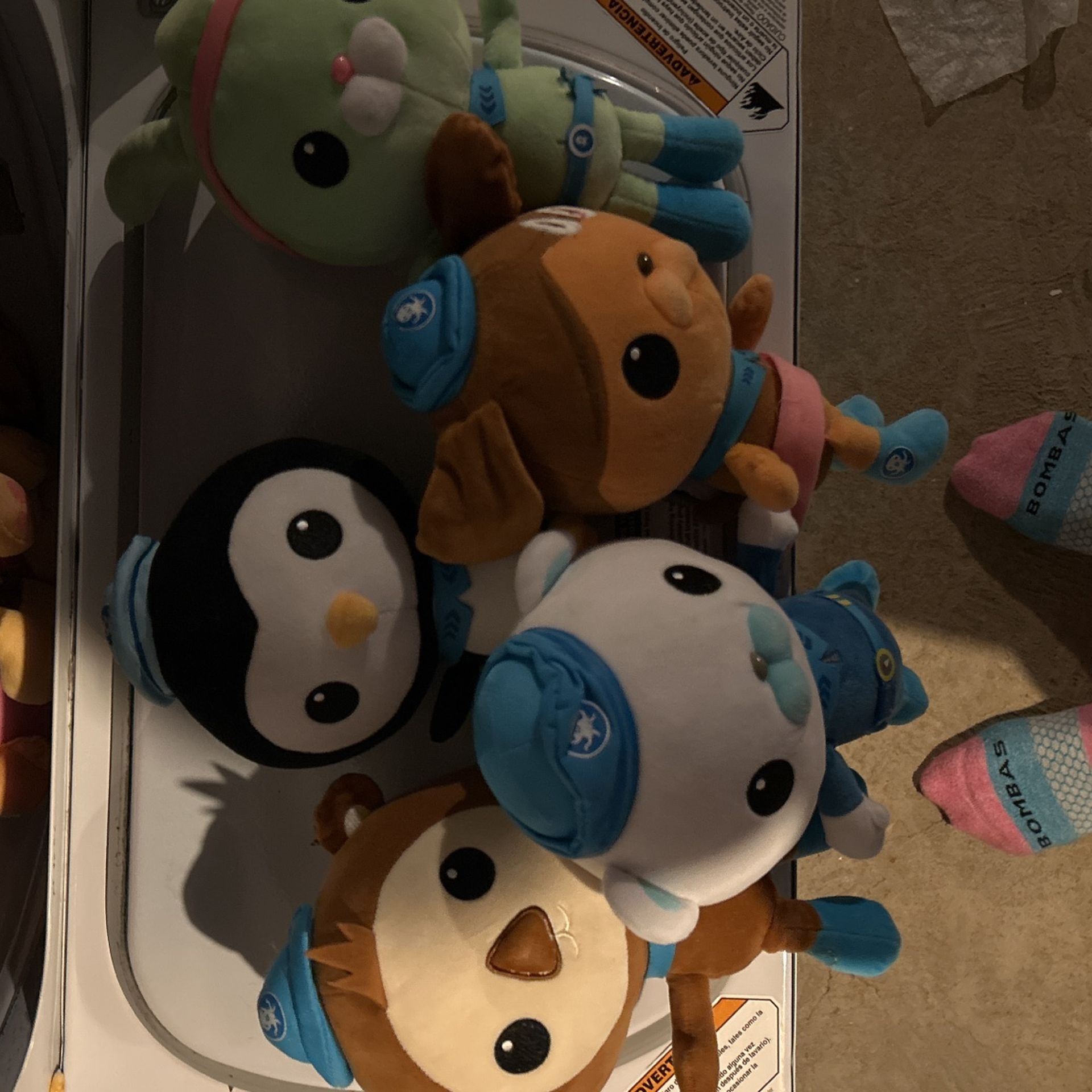 Octonauts Plushies