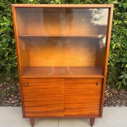 Vintage Retro Mid Century Teak Beaver & Tapley Bookcase/Display Cabinet (1960s)
