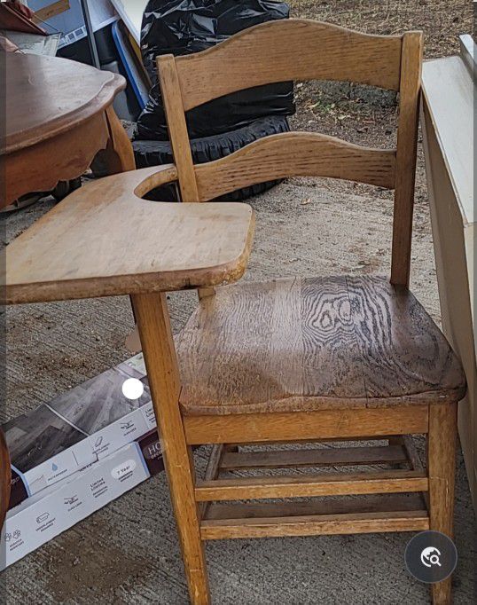 Vintage School Chair. 