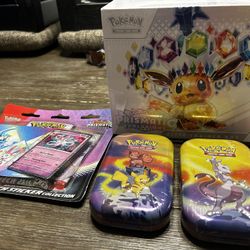 *SEALED* ETB, Sticker Collection, 2 Kanto Tins (Prismatic Evolutions)