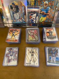 Fire Football Stack - 100 singles + oversized jumbos and grade 10 slab