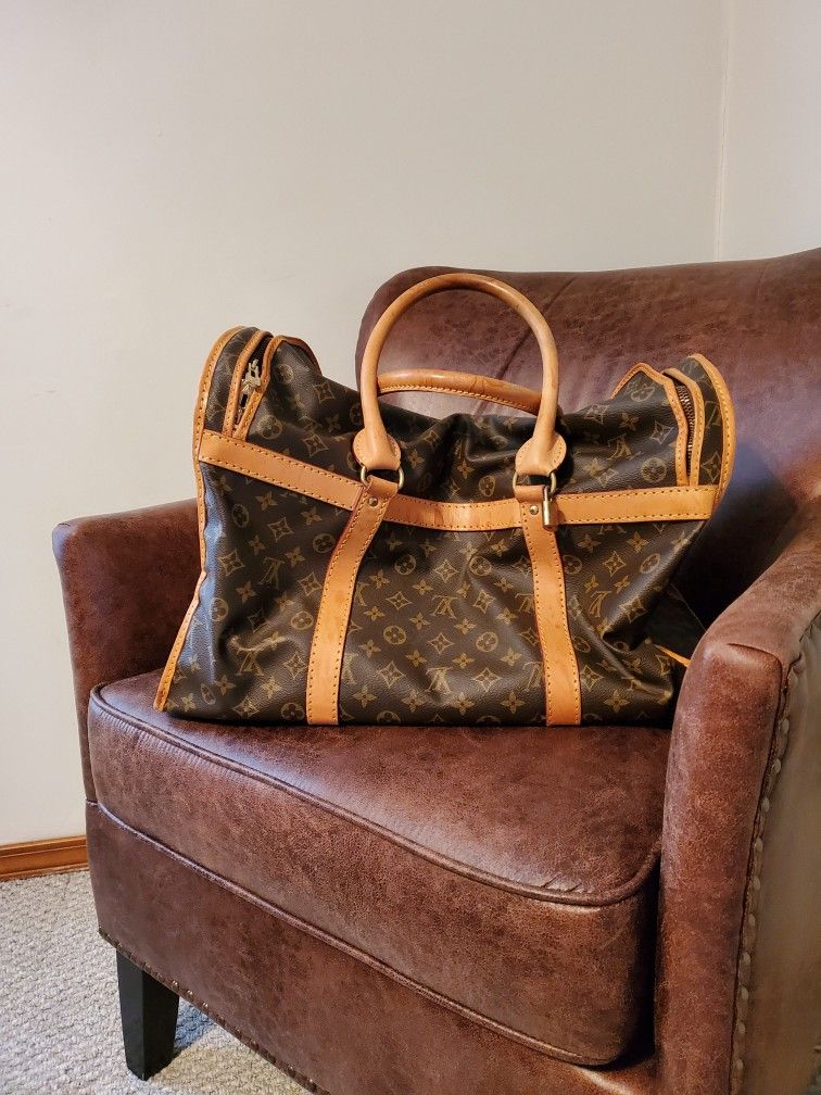 Authentic Louis Vuitton Sac Chien 50 Monogram Pet Carrier Travel Bag