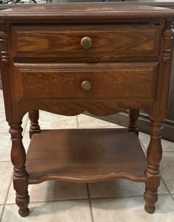 Wooden Nightstand