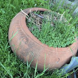 Clay planters.    ((((YOU PICK up)))))))