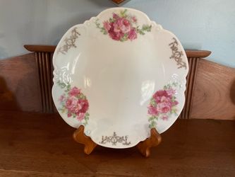 Antique Hertel & Jacob Bavarian Collectible Porcelain Plate 8”