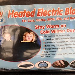 Heated Electric Blanket For Car