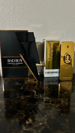 Carolina Herrera Bad Boy And Rabanne Million Gold