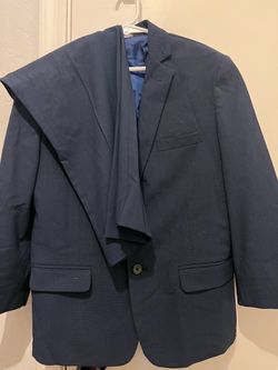 Navy Blue youth Suit Jacket and Pants