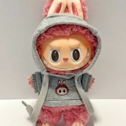 Labubu Clothes Cute Hoodie Clothing Outfits For Have A Seat And Exciting Macaron Labubu Plushies Pendants