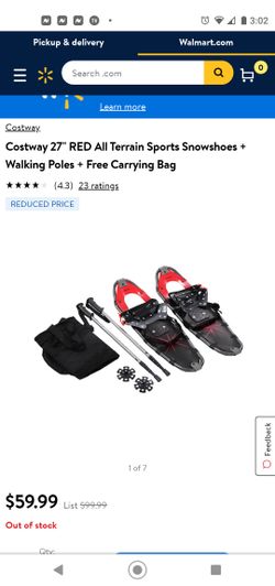 All terrain snow shoes