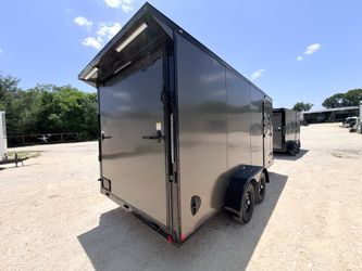 NEW ENCLOSED TRAILER / 7’ Wide x 16’ Long