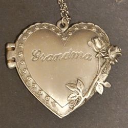 "Grandma" Locket Necklace