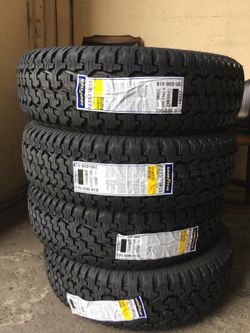 15” 4 new 235/75R15 good year wrangler Radial