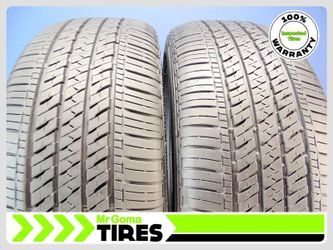 2 BRIDGESTONE ECOPIA H/L 422 PLUS RFT 235/55RF19 USED TIRES 8.2/32TREAD RUN FLAT
