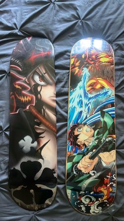 Anime skateboard decks