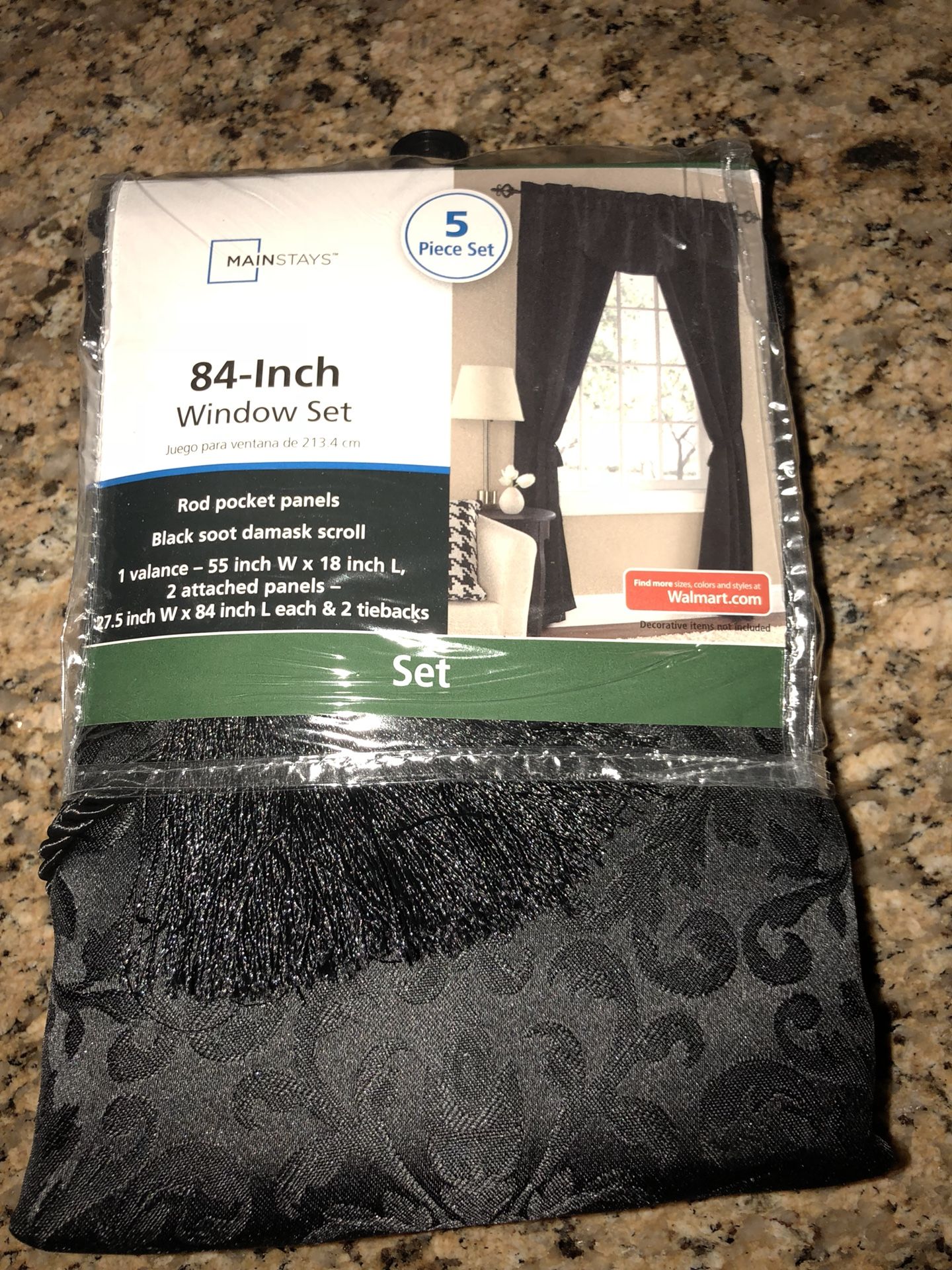 5 piece 84 in. Window set