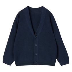 ZARA Kids Knit Cardigan Navy Blue