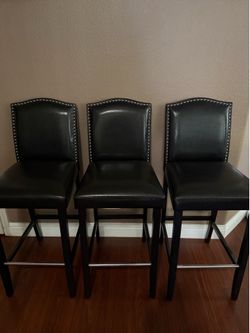 3 Bar stools $30. Each or take all 3 for $75.