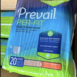 XL Adult Pull Ups Prevail Per-fit $10 Each Package