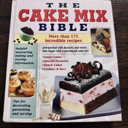Hardcover The Cake Mix Bible Cookbook