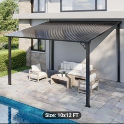 Brand New 10X12 Steel Pergola Gazebo