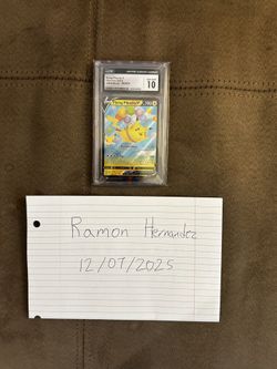 Graded Pikachu CGC 10