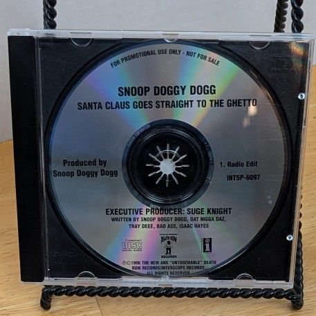 Snoop Doggy Dogg Santa Claus Goes Straight To The Ghetto 1996 Promo CD
