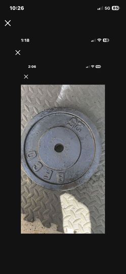 Weight Plate. 10 Dollars