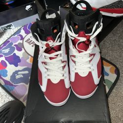 Air Jordan 6 Carmine Size 9.5