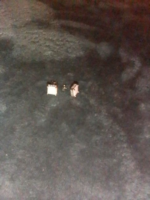 Diamond Accent & Opal (3/4 ct.T.w.) Stud Earrings In Sterling Silver