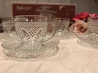 Antique Luminarc tea set